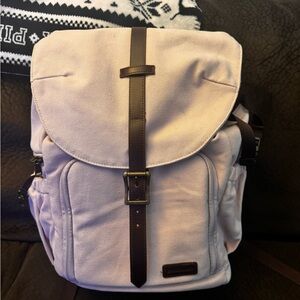 Padded camera canvas backpack